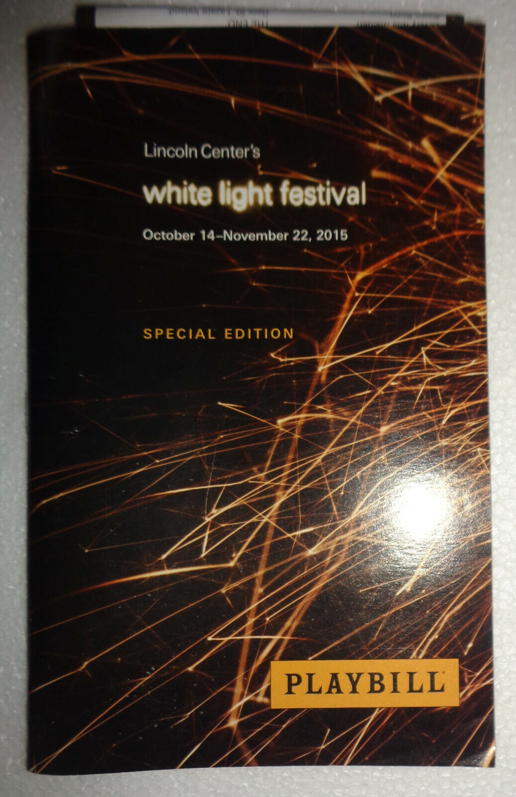 John Coltrane A Love Supreme, White Light Festival Playbill 2015 - Marsalis arr.