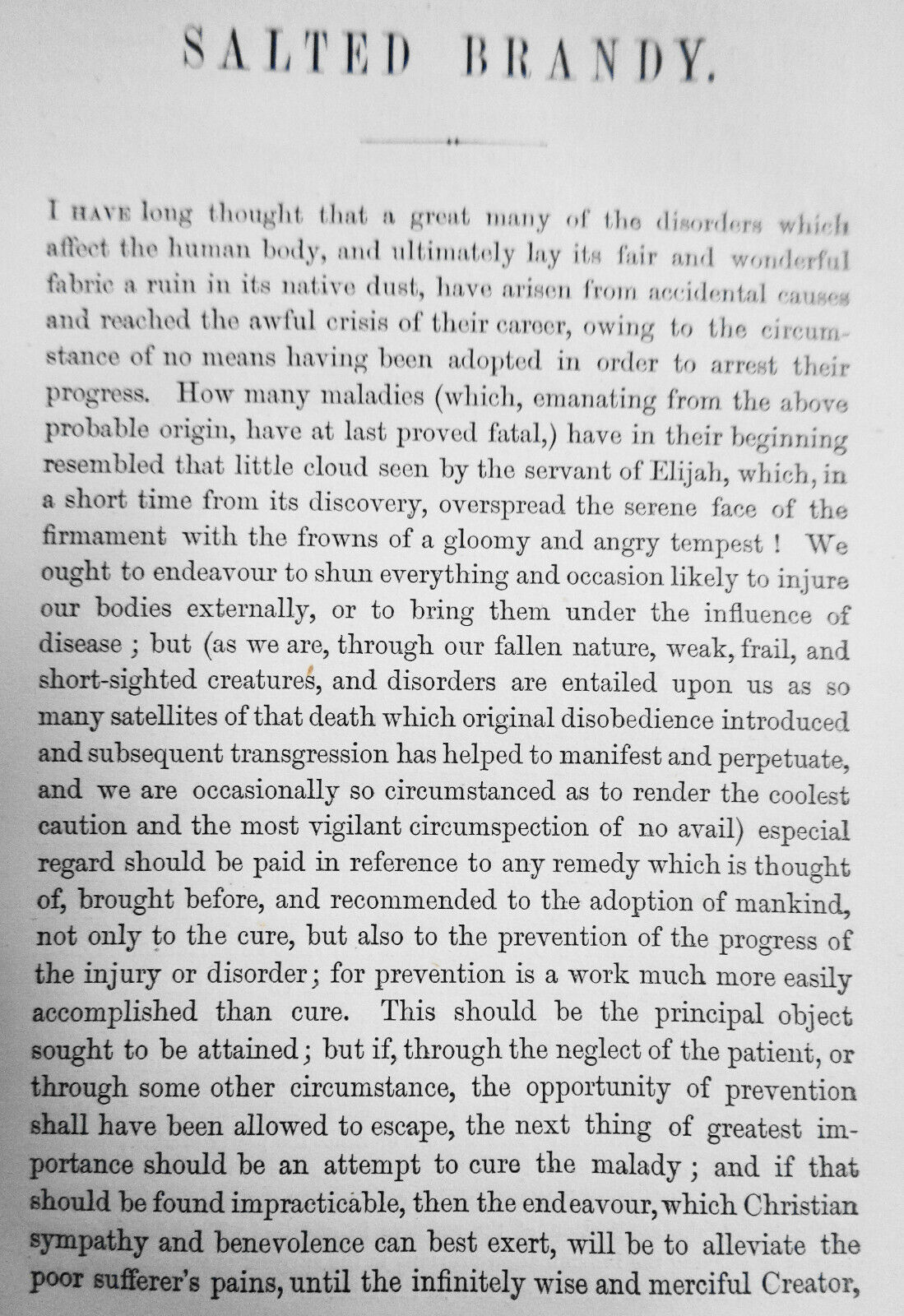 1865 The excellent properties of salted Brandy, as a most efficacious medicine..