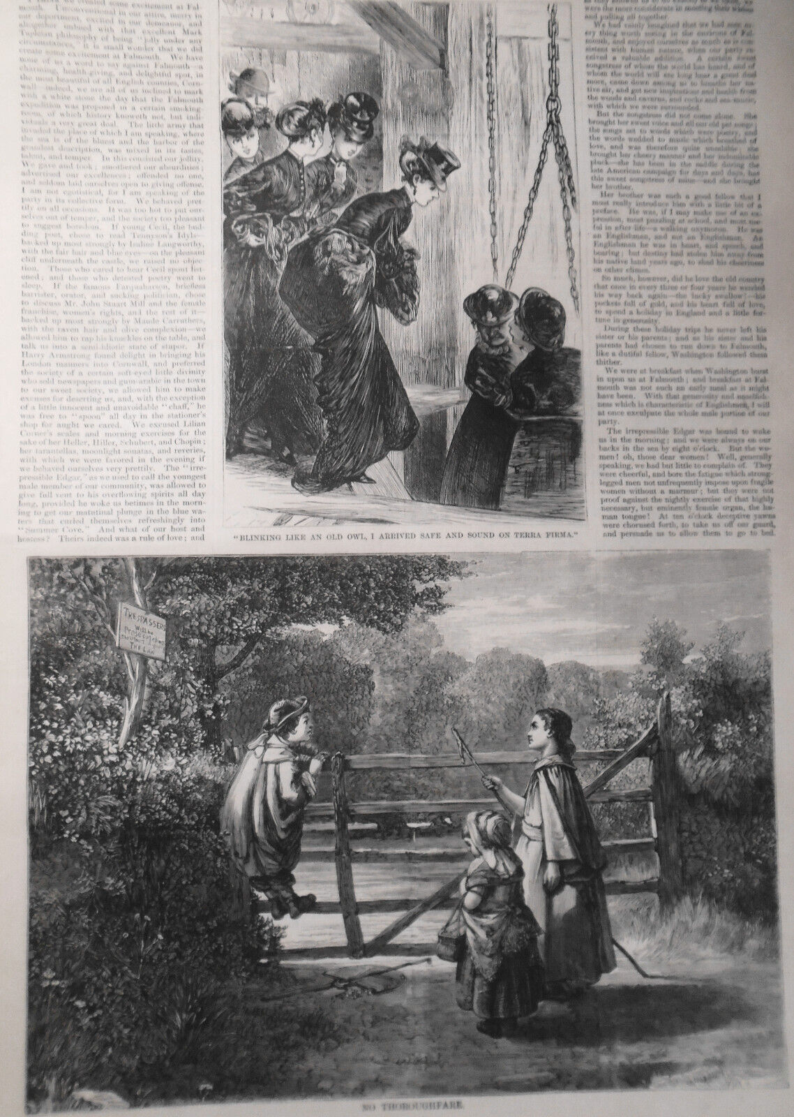 Harper's Weekly July 31, 1869: Ida Lewis, Newport, RI heroine; Camp meeting etc