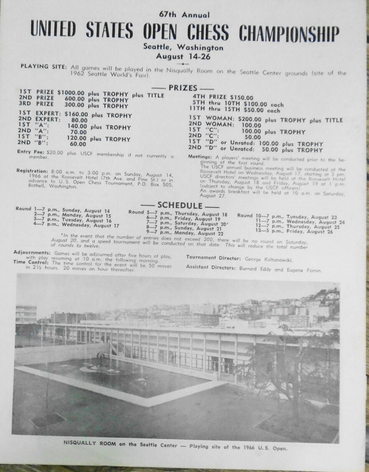 Chess Life, June 1966 -  Petrosian-Spassky Match, etc..