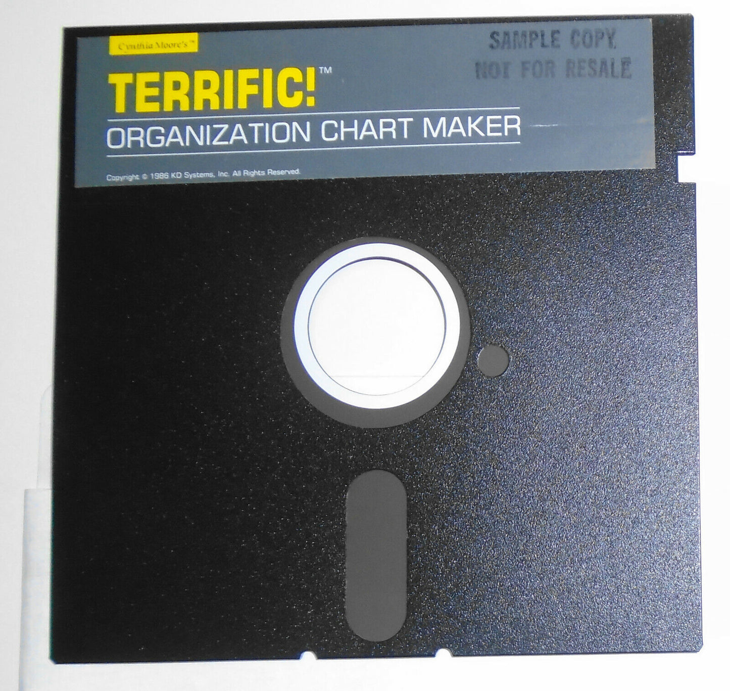 Terrific Organization Chart Maker- IBM 5 1/4" - 1987