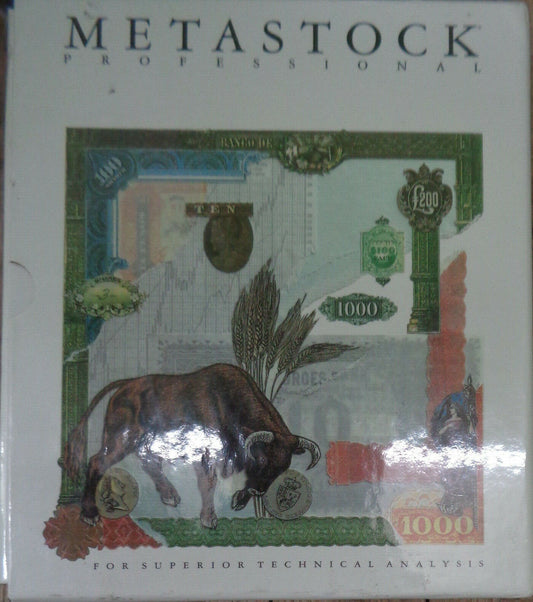 METASTOCK PROFESSIONAL, by Equis, 1989. Technical Analysis, for IBM PCs. Unused