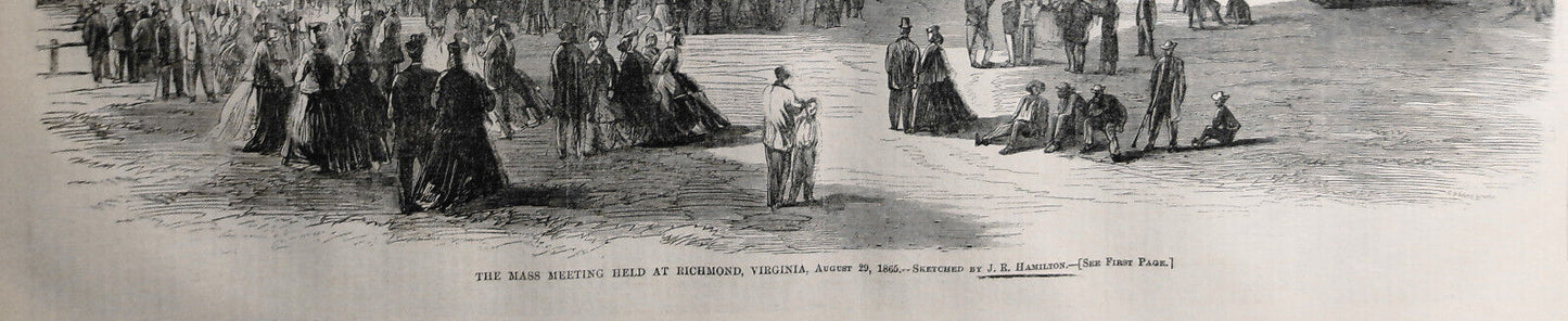 The mass meeting held at Richmond, Virginia, August 29, 1865 - Harper's Weekly