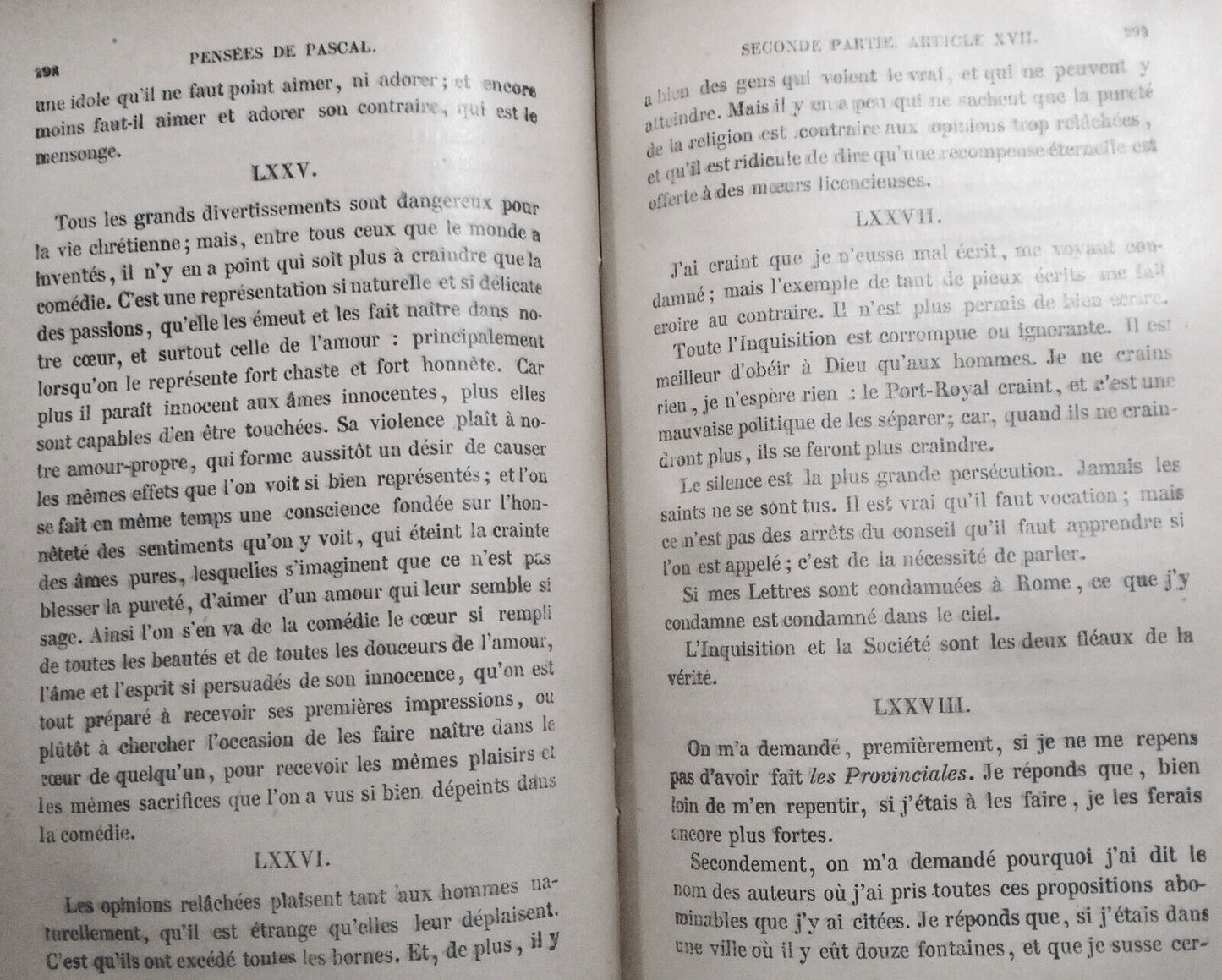 Pensées de Pascal : précédées de sa vie par Mme Périer, sa soeur suivies...