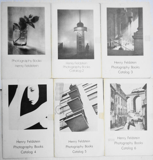 Henry Feldstein Photography Books - Catalogs #1 to 6, 1983-84 Lot
