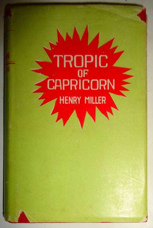 Tropic Of Capricorn, by Henry Miller. Keimeisha Tokyo, 1953 first edition. HC/DJ