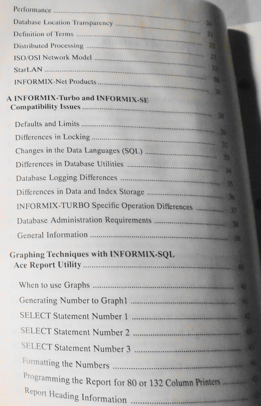 Informix Tech Notes, Winter 1988, and Summer 1989