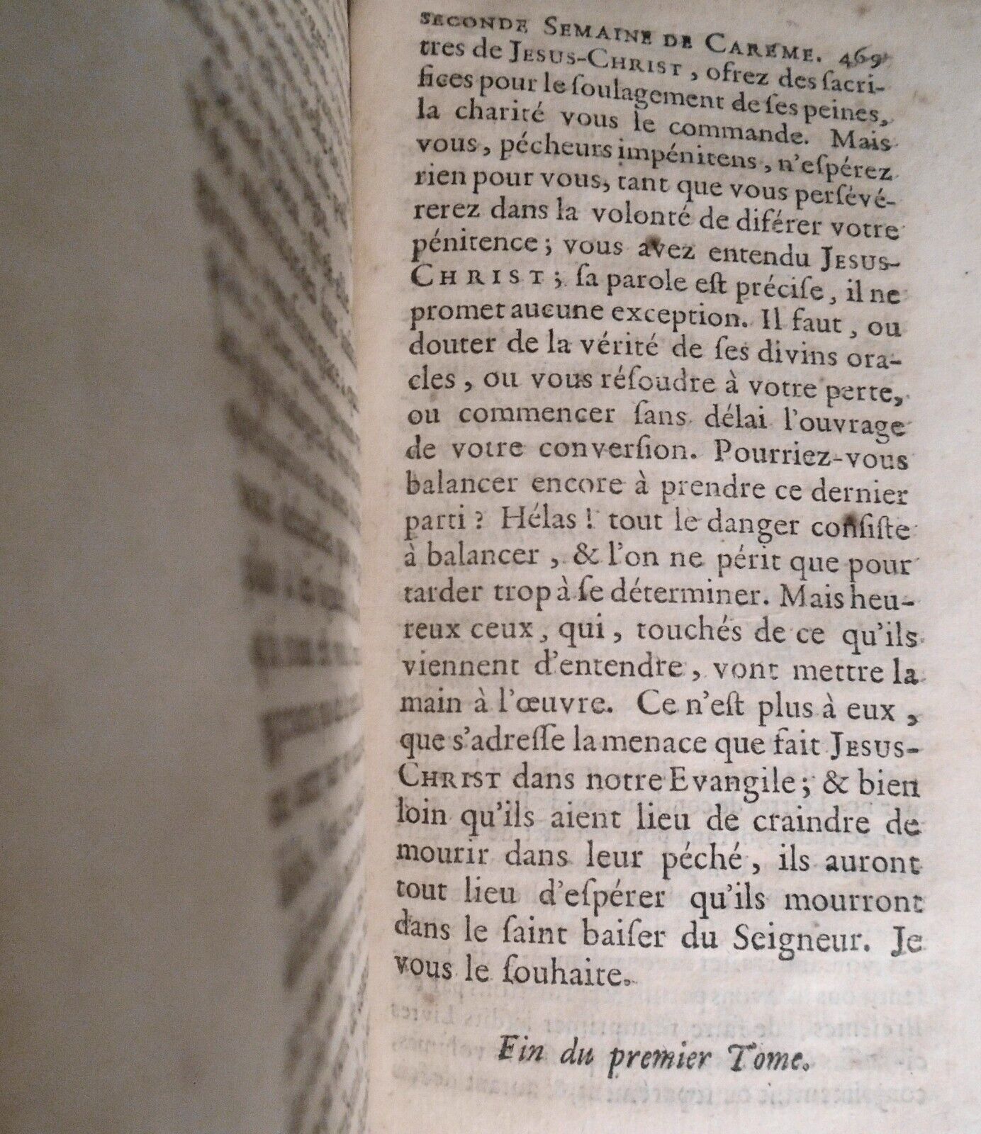 1736 Sermons du feu Pere Terrasson. Tome Premier