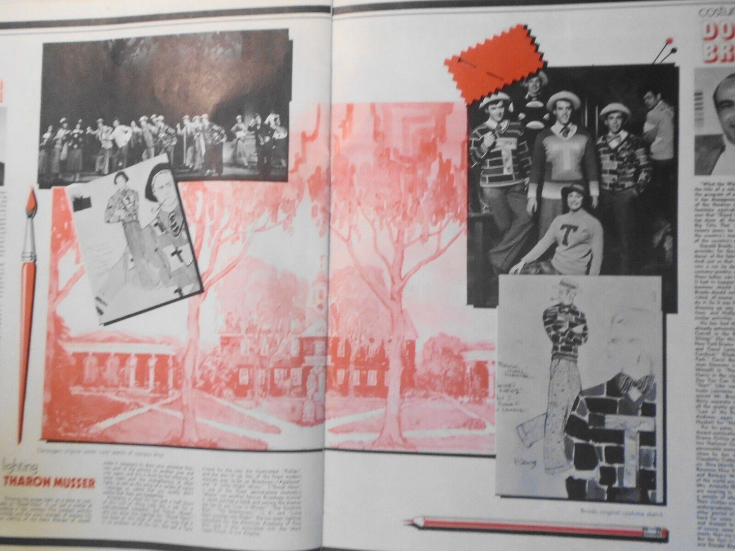 SIGNED Alice Faye & Stubby Kaye, et al   Good News souvenir Program, 1974