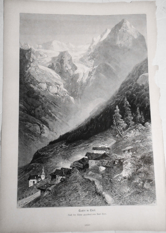 Trasoi in Tirol, von Karl Heyn -- 1882