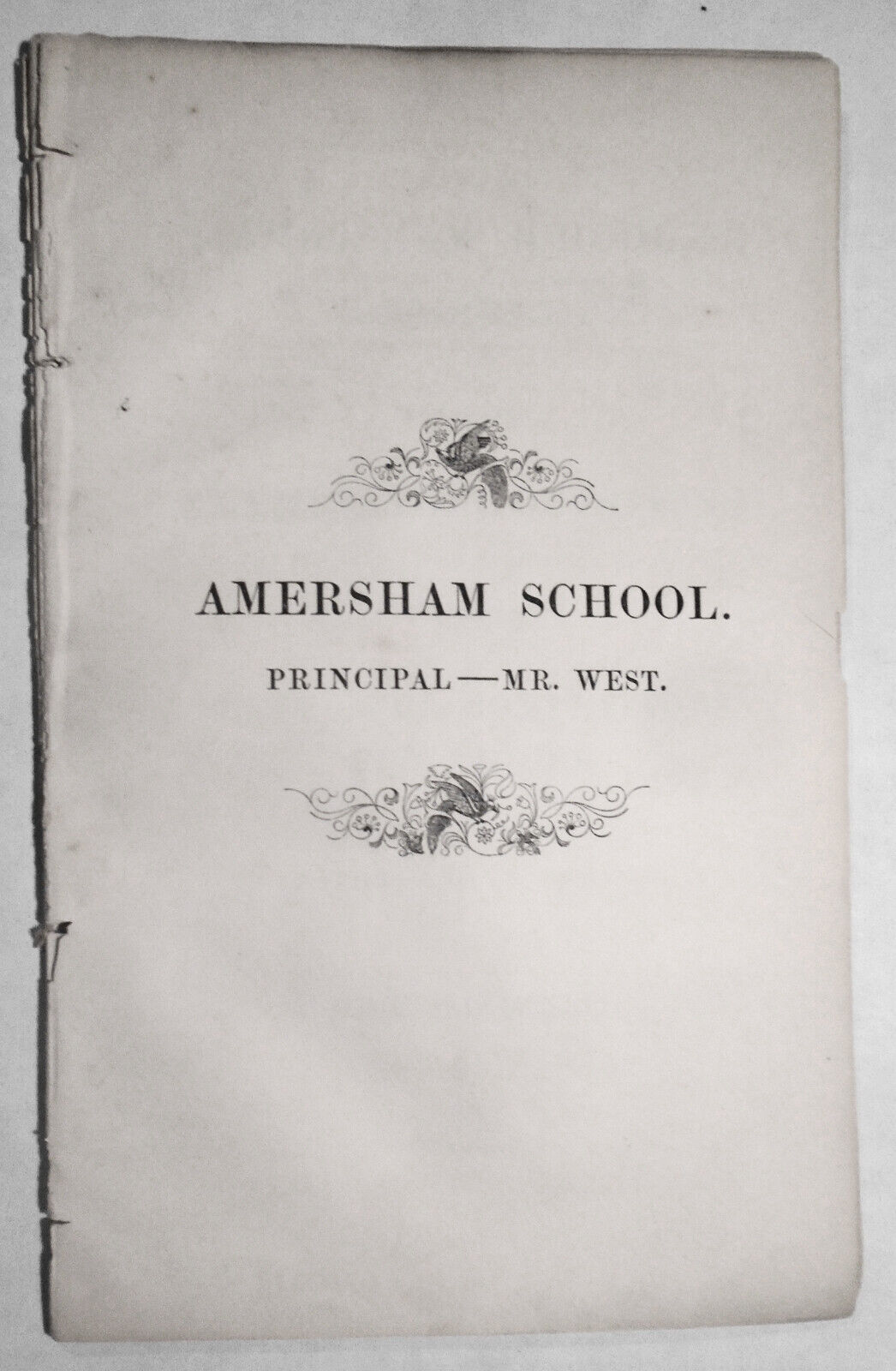 1844 Amersham School - Examination Questions and the Successful Prize Winners