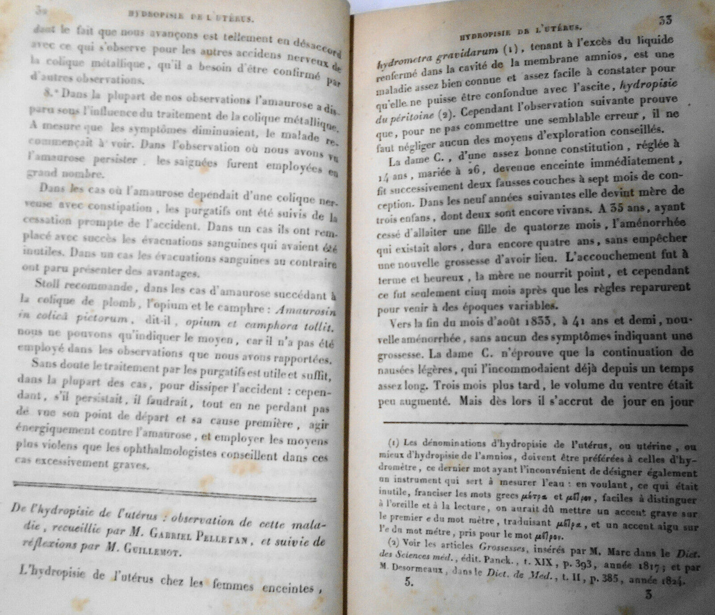 1834 Archives Generales De Medecine, Journal Complementaire Des Sciences Medical