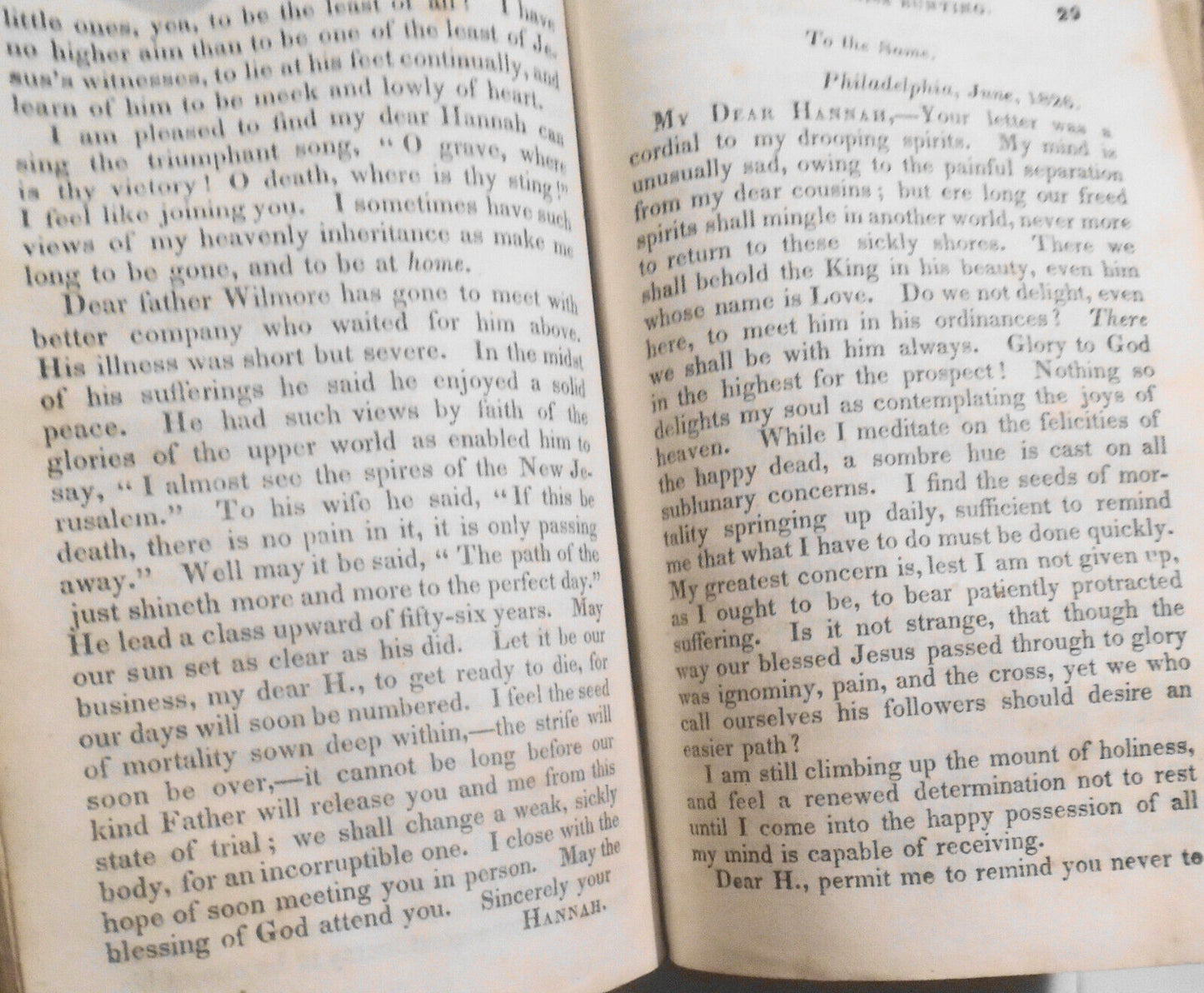[Methodist women] 1833 Memoir, Diary & Letters of Hannah Syng Bunting by Merritt