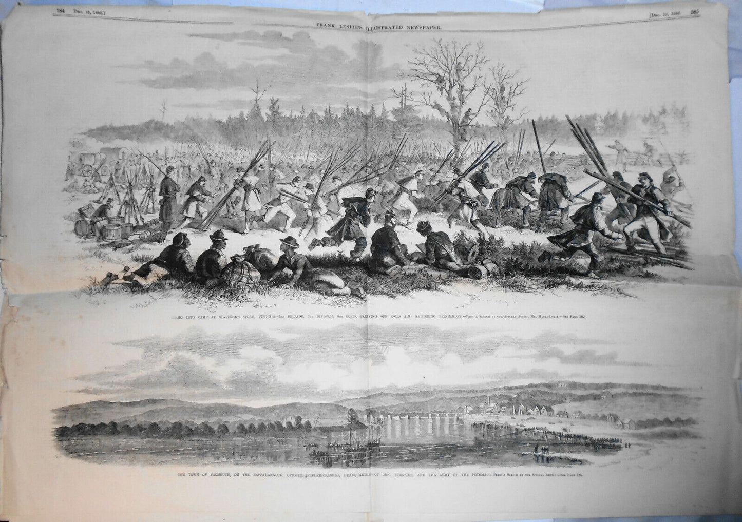 Frank Leslie's Illustrated Newspaper - December 13, 1862 - US Civil War, etc.