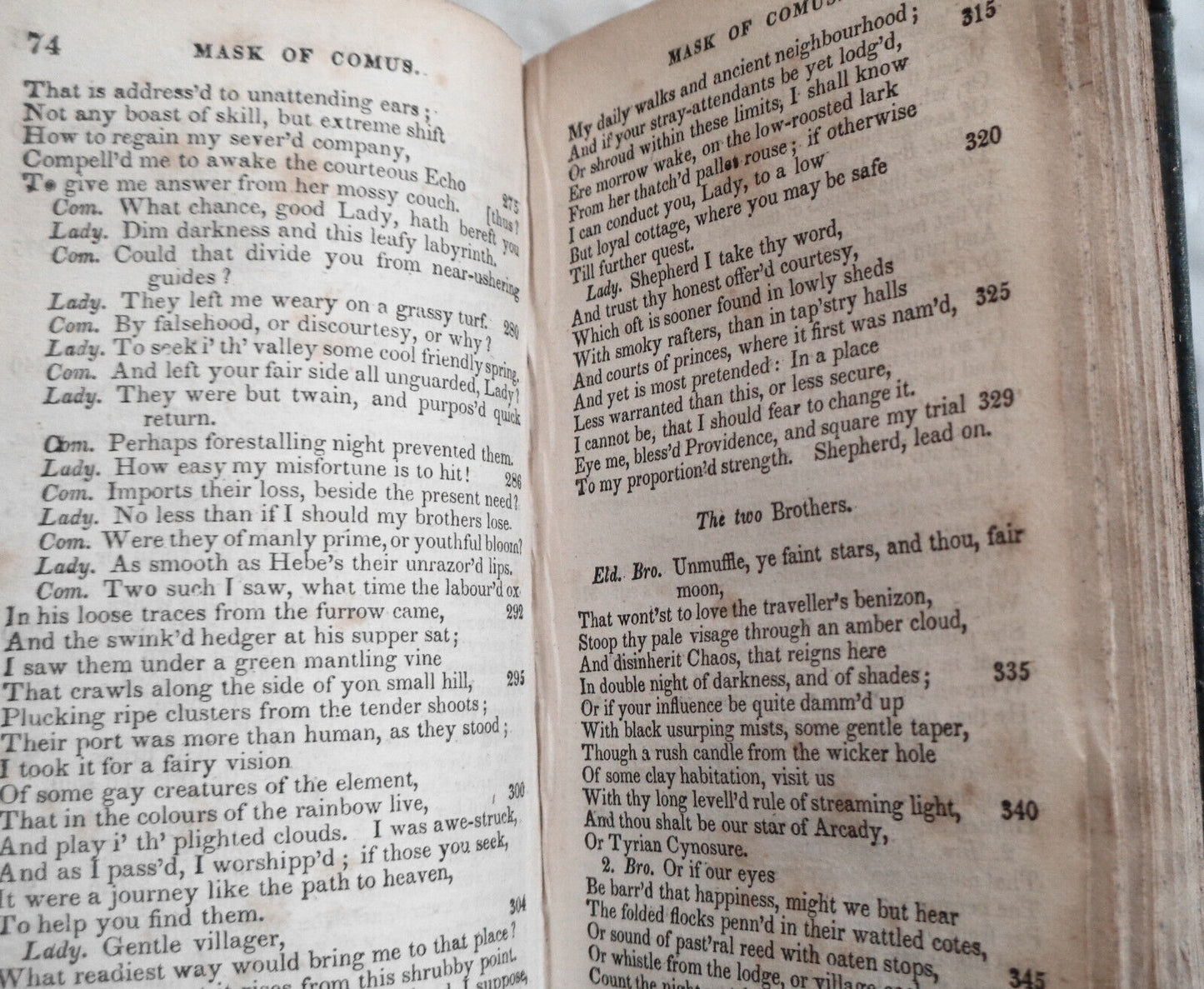 John Milton : Paradise Regained And Other Poems. [1840].