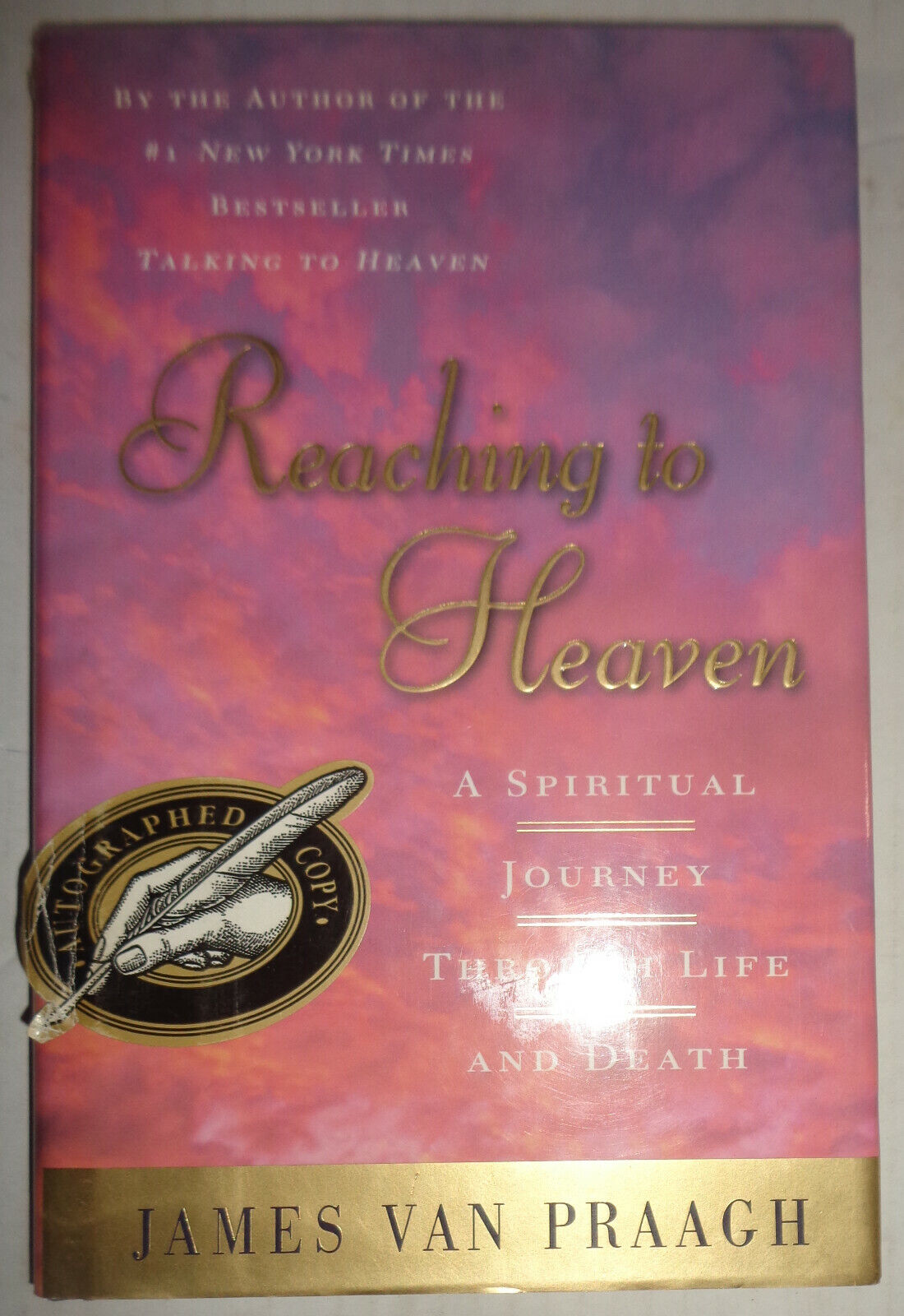 REACHING TO HEAVEN, by James van Praag - SIGNED First Edition, 1999