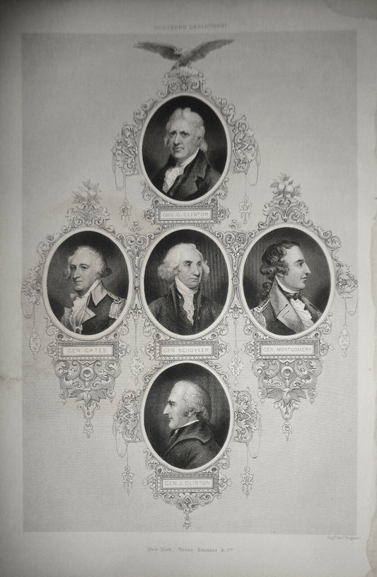 1860 Northern Department :  G Clinton; Gates; Schuyler;  Montgomery; J Clinton