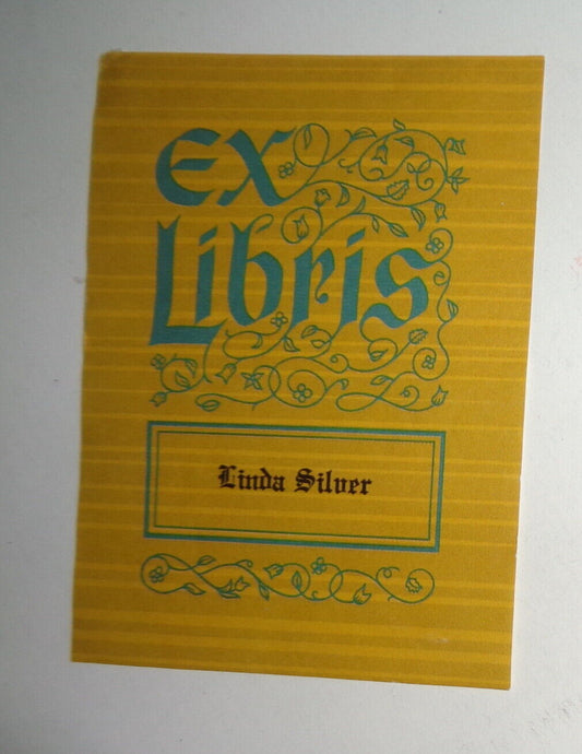 Linda Silver  Ex Libris Bookplate - 1960s