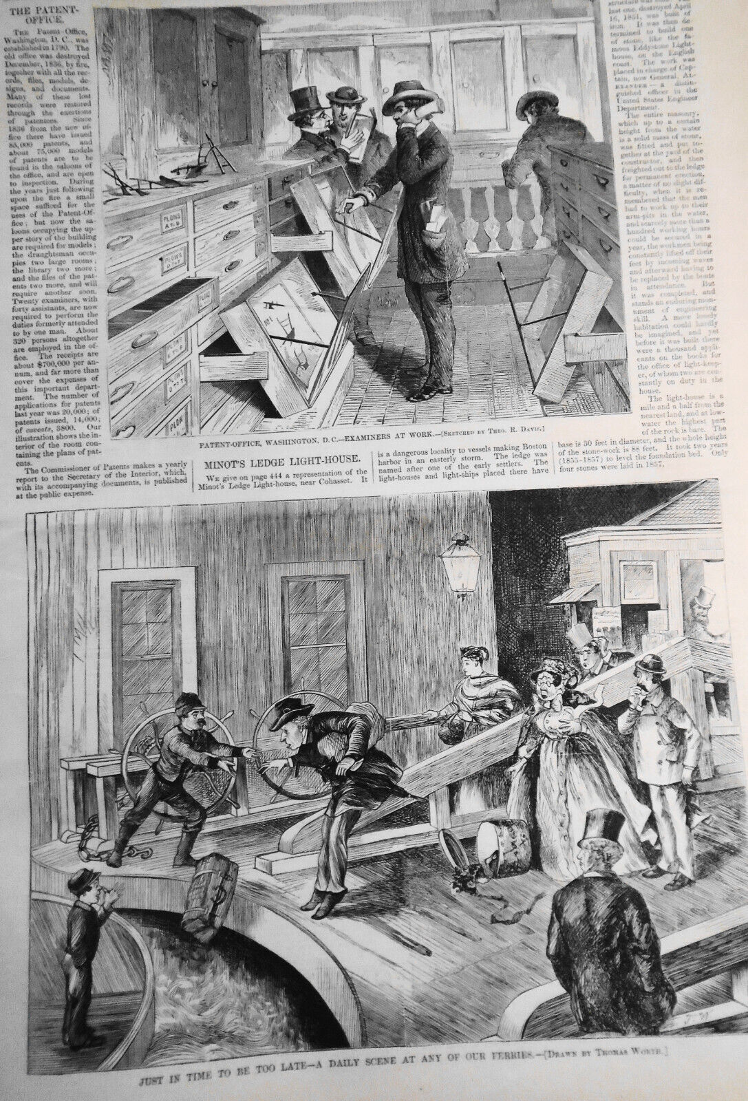 The Summit of Mount Washington by Winslow Homer in Harper's Weekly July 10, 1869