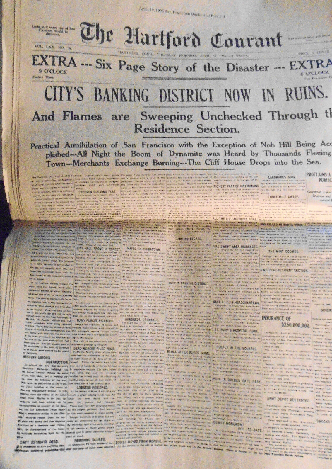 The Connecticut Courant -  historic issues 18th - 20th century reprints