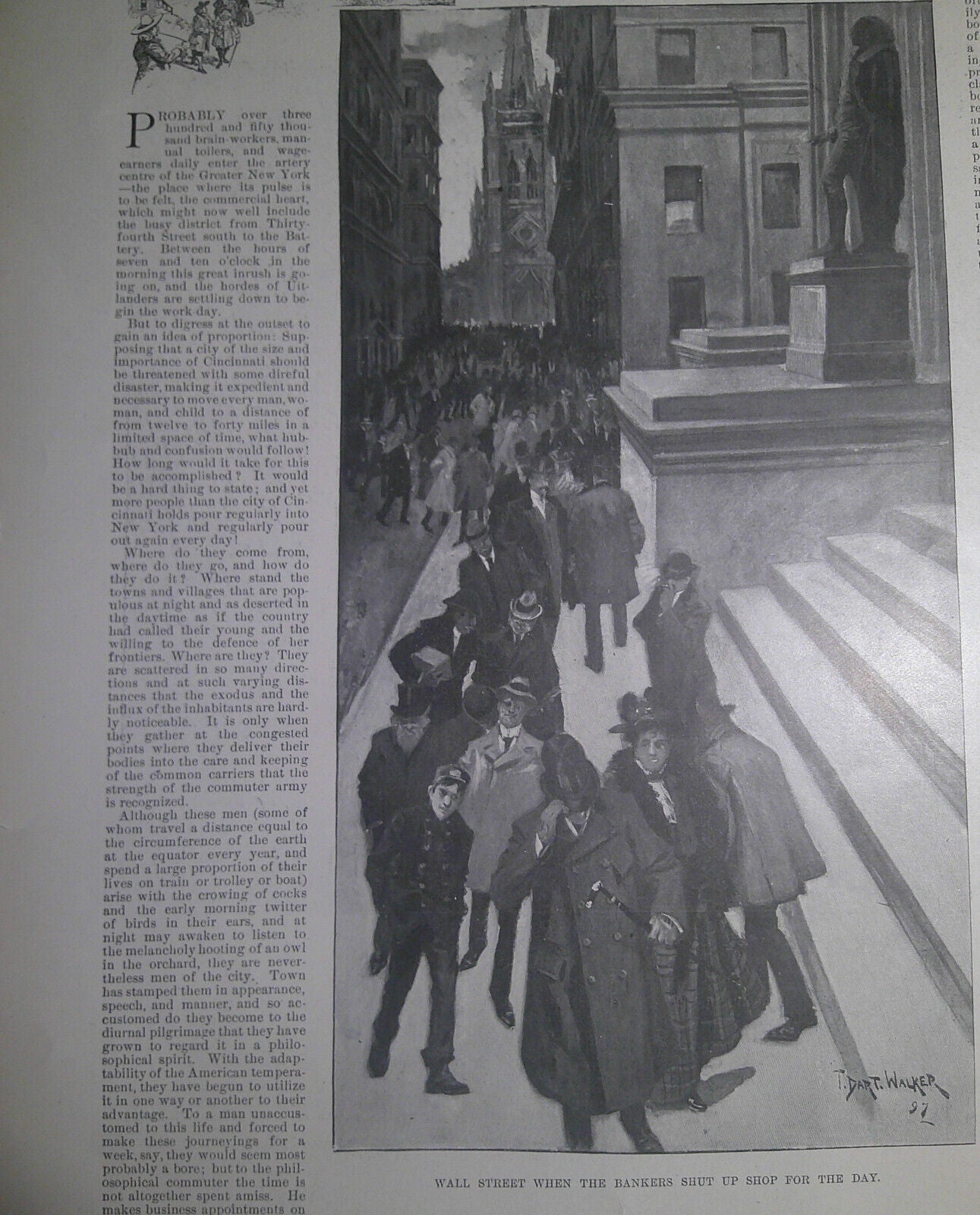 How People Come and Go in New York - Harper's Weekly, February 26, 1898 section