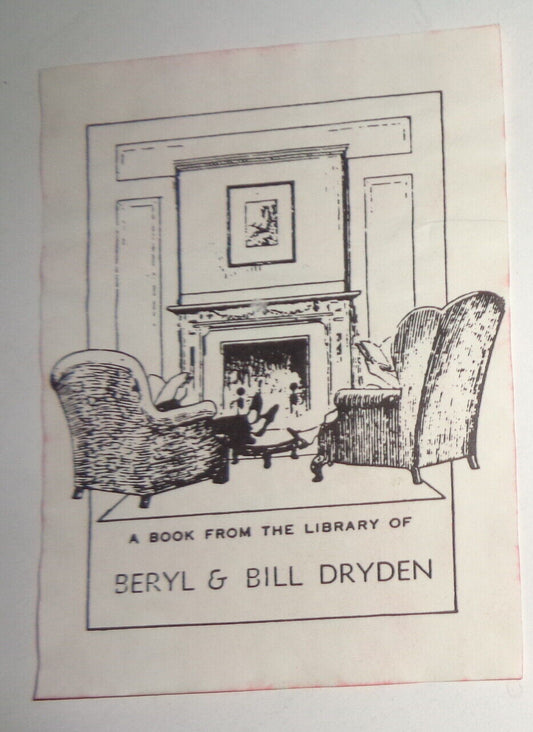 Beryl & Bill Dryden - Ex Libris Bookplate
