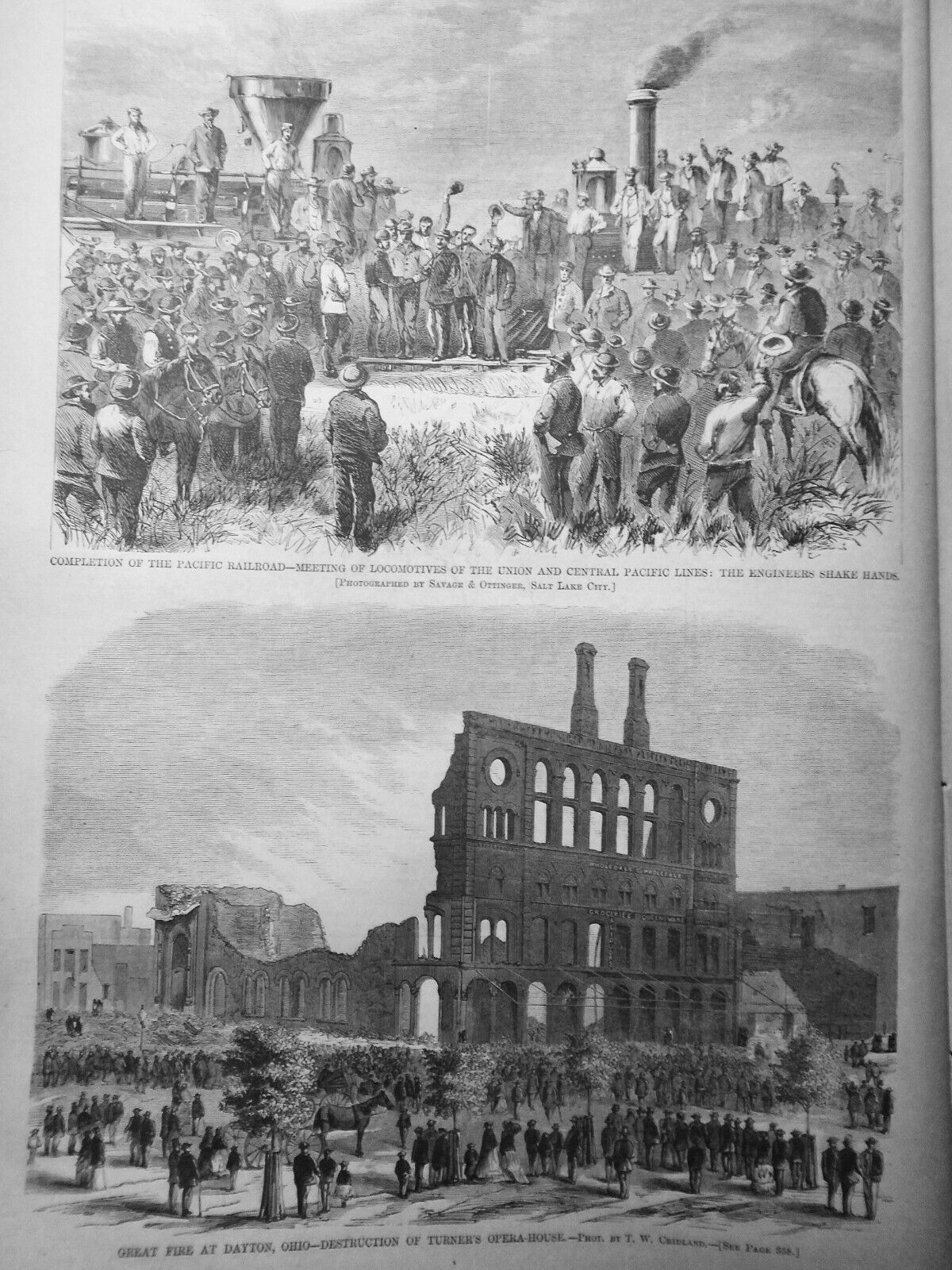 Harper's Weekly June 5, 1869: Pacific Railroad; Cuban Revolution Dayton Fire etc