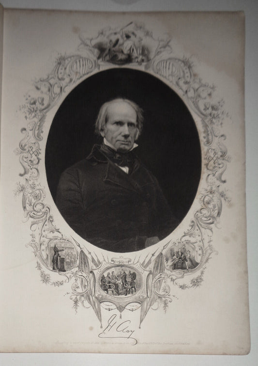 1858 Henry Clay - Engraved portrait