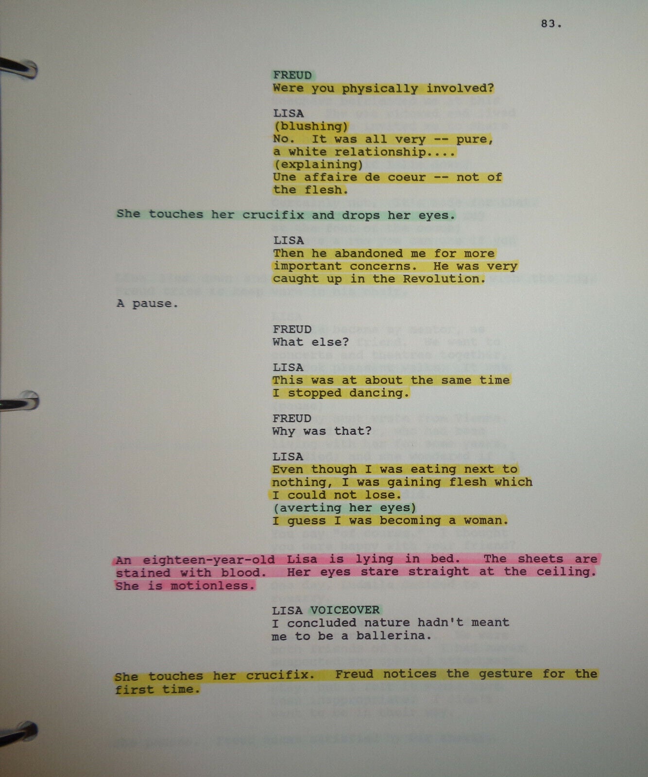 The White Hotel - Revised First Draft Screenplay - Charles L Mee /Marc Grandsard