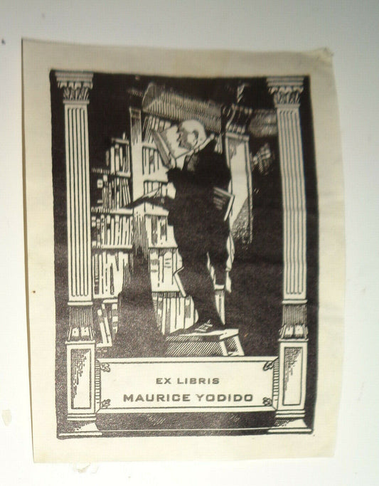 Maurice Yodido - Ex-Libris bookplate