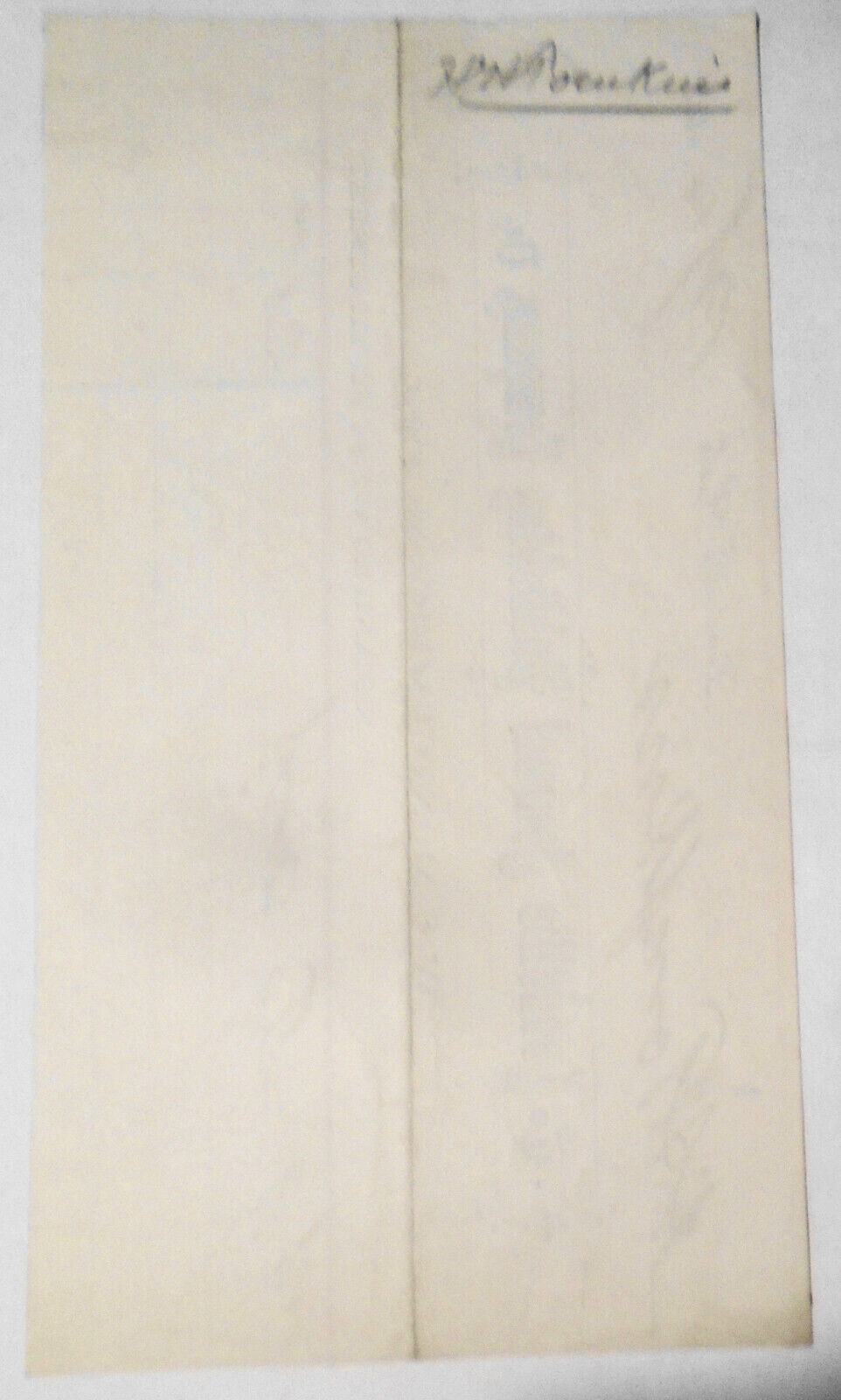 1888 Billhead receipt,  Leadville Journal Publishing Co., Colorado