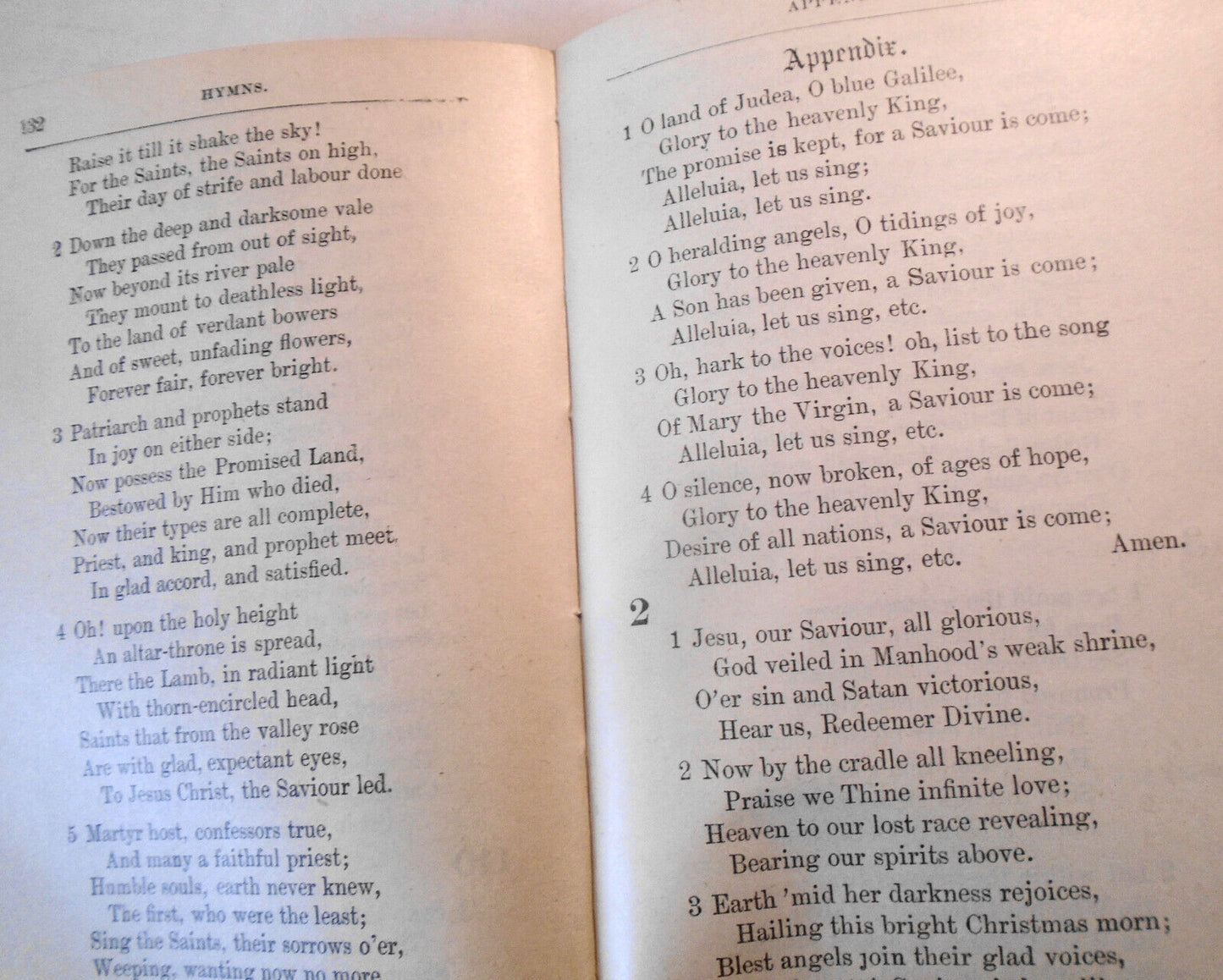 1895 The Sunday School Chorister, Words Only. Hardcover.