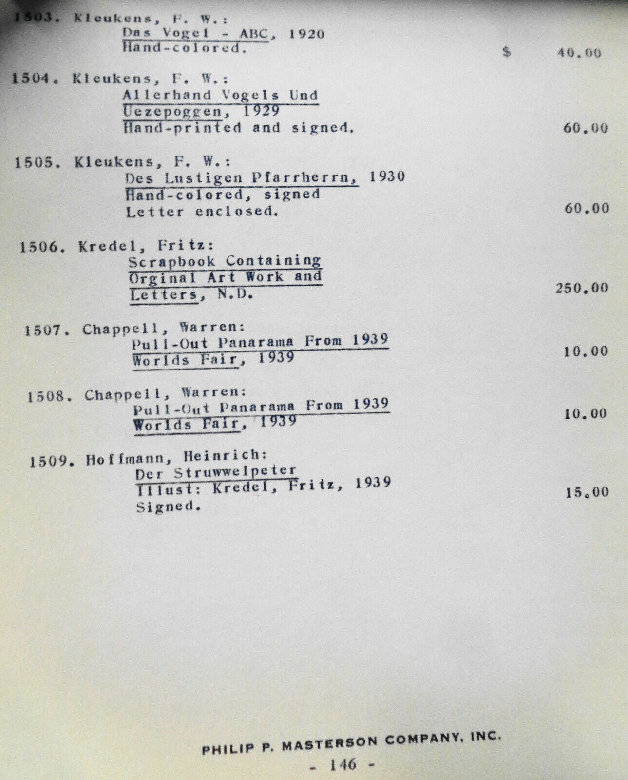 Appraisal - Estate of Mary Flagler Cary - Typographical Books, Fine Presses 1967