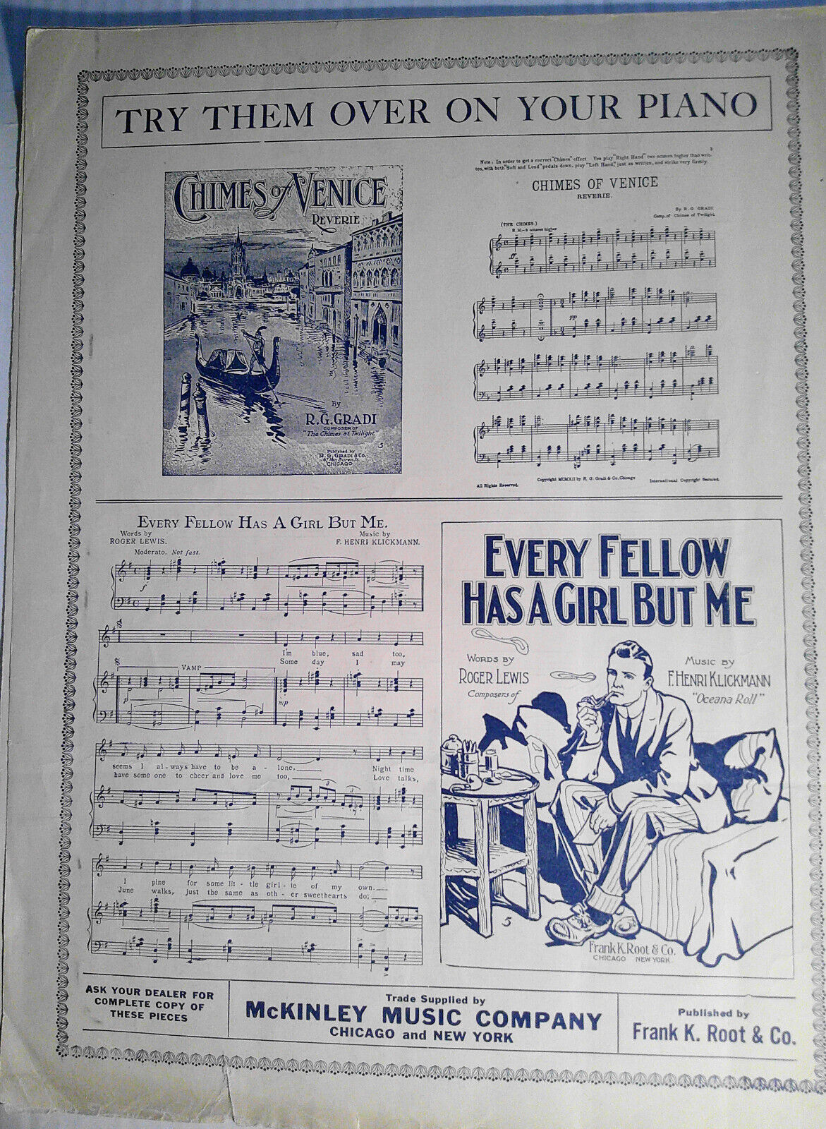 The Wreck of the Titanic, by Jeanette Forrest - sheet music, 1912 original