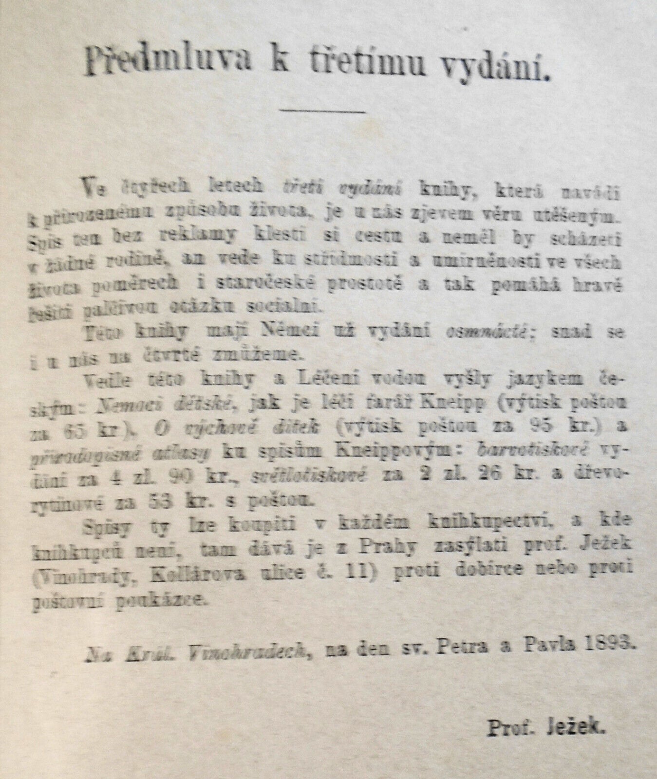 1893 Jak Ziti : Rady a pokyny zdravym i nemocnym, aby proste, rozumne zili ...