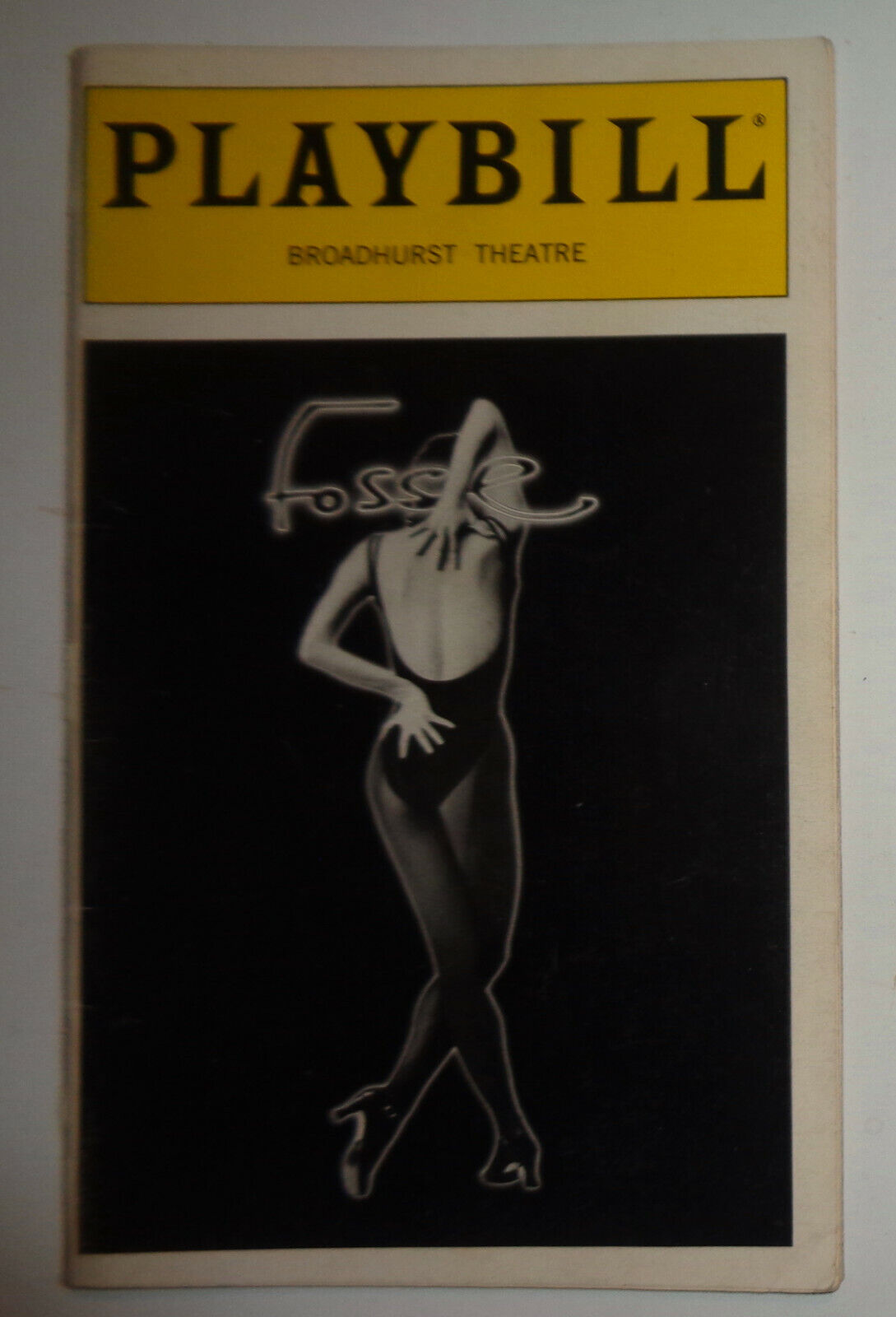 FOSSE - PLAYBILL - MAY 1999. NEW YORK: BROADHURST THEATRE