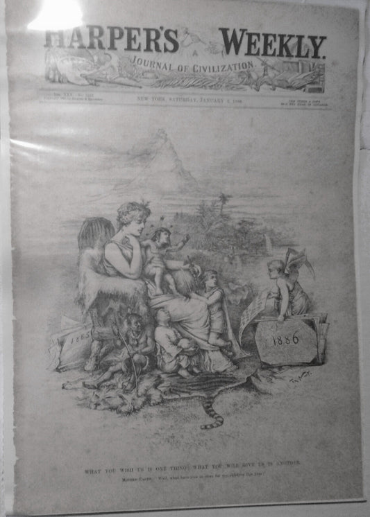 What you wish us is one thing; What you will give us is another - HW 1886, Nast