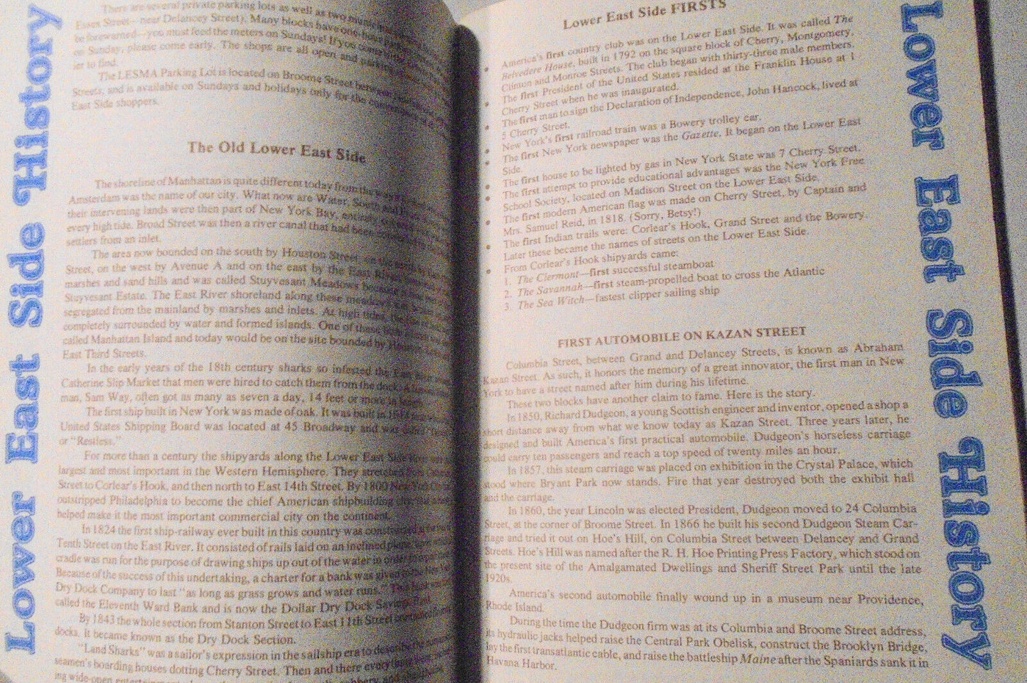 3 vintage New York City Guides - Lower East Side, Circle Cruise,  Pocket Map