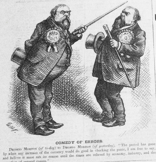 "Comedy of errors" cartoon by Thomas Nast, in Harper's Weekly August 28, 1875