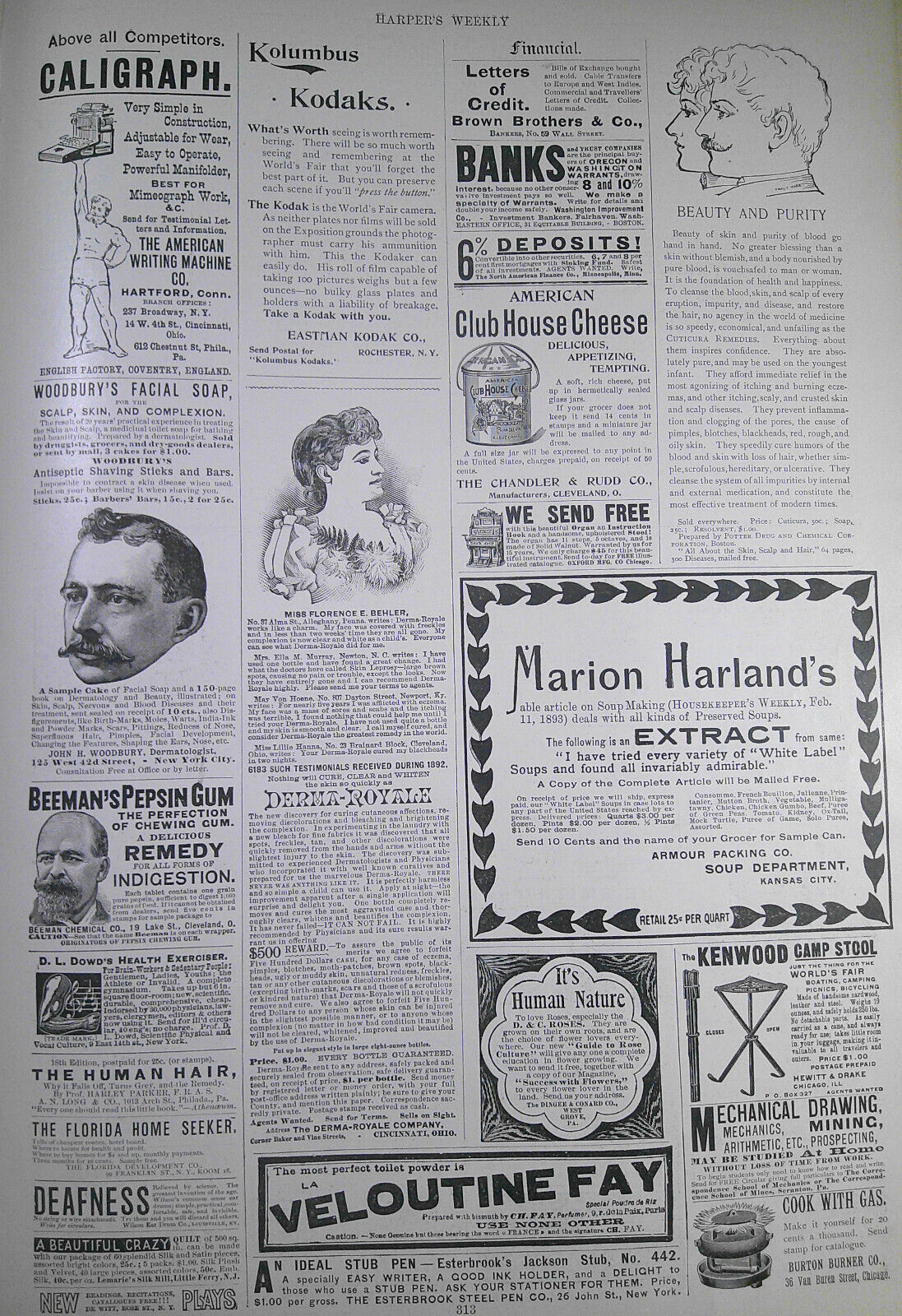 Harper's Weekly, April 1, 1893 - Annexation Question, Hawaii; Rio De Janeiro etc