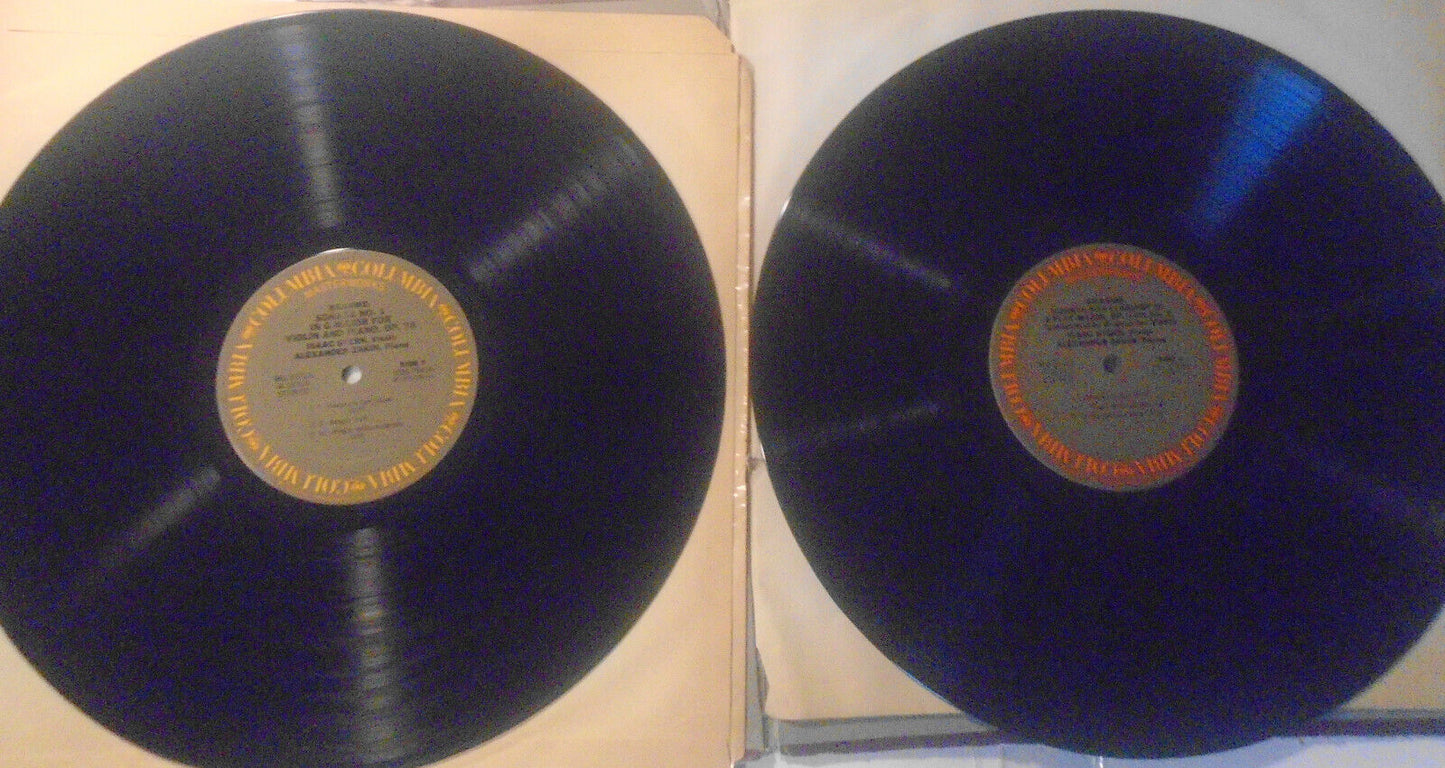 Isaac Stern - 2 Double LPs lot - Beethoven & Brahms Violin Sonatas