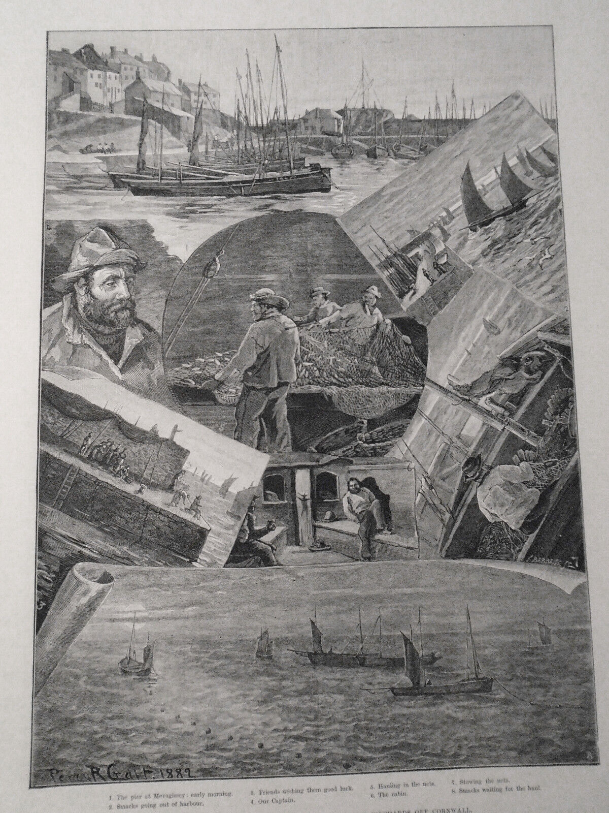 1883  Fishing Industries: Yarmouth Herring/ Int'l Exhibition -many prints & plan