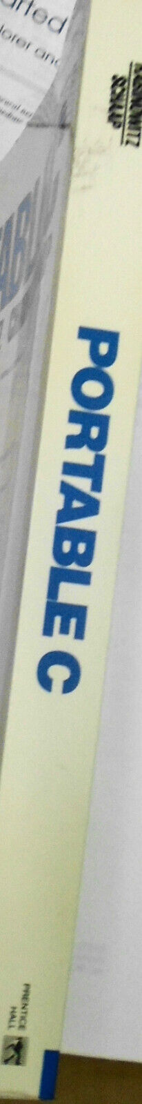 Portable C, by Henry Rabinowitz & Chaim Schaap. 1989. First edition. Softcover.