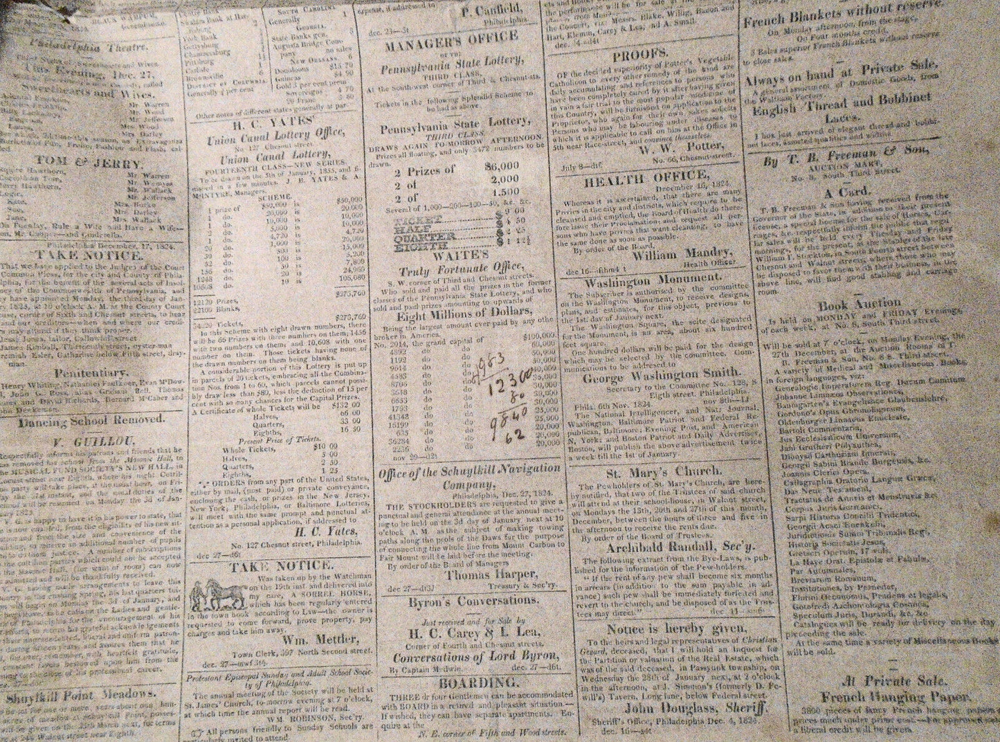 The Democratic Press Dec 27, 1824 - Emigrants to Haiti; Fauntleroy forgery trial