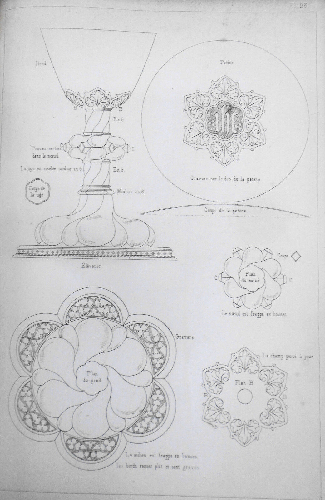 1852 Orfèvrerie et ouvrages en métal du moyen-age, by T. H. King First edition