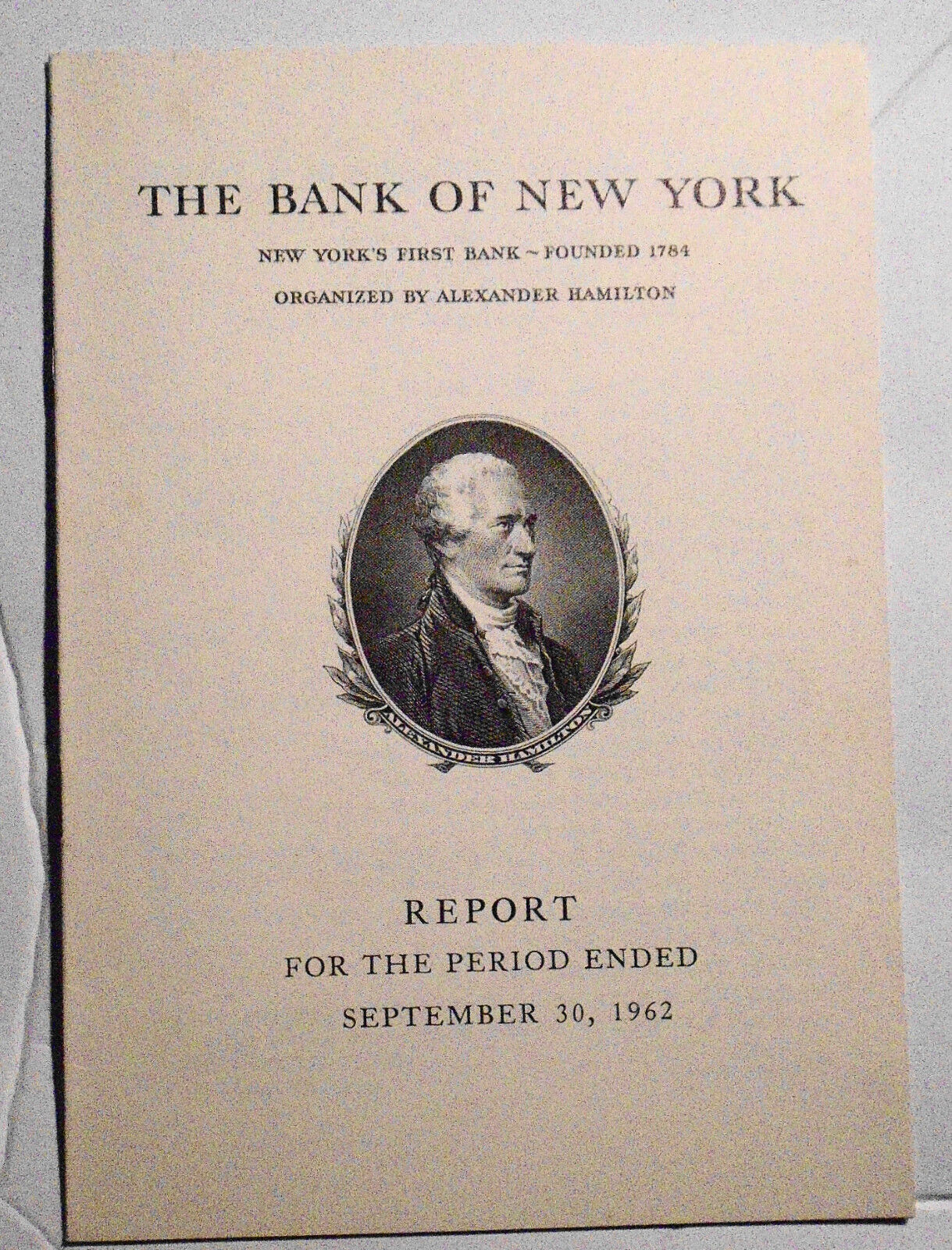 Window on America, by Edward Streeter + The Bank Of New York report, 1962