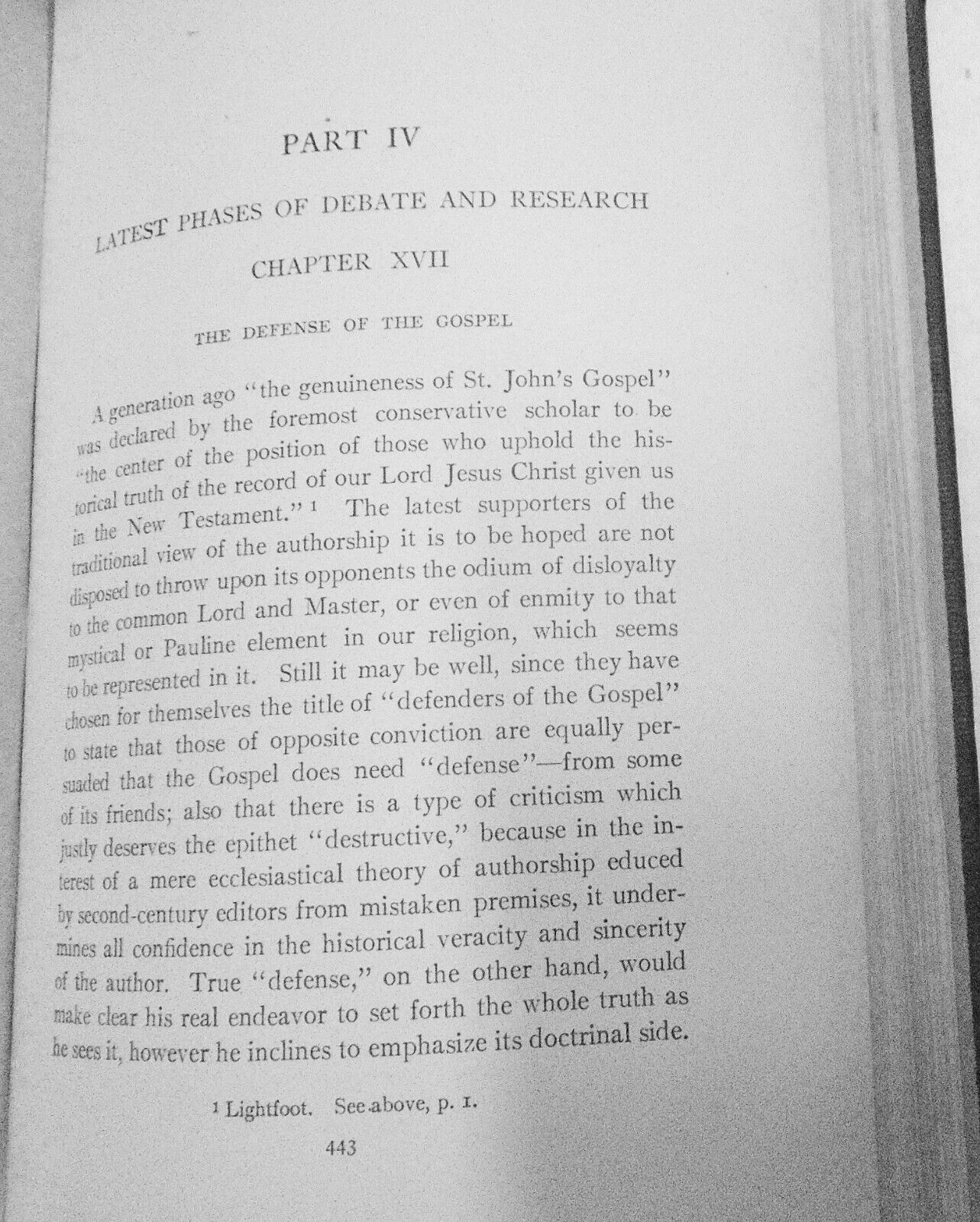 1910 The Fourth Gospel in Research and Debate, by Benjamin Wisner Bacon