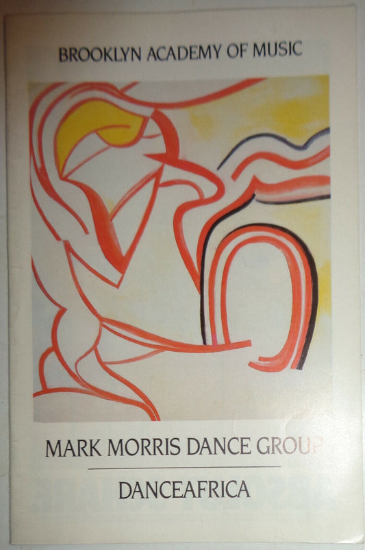 DANCEAFRICA / MARK MORRIS DANCE GROUP - PROGRAM - Brooklyn Academy Music 1988