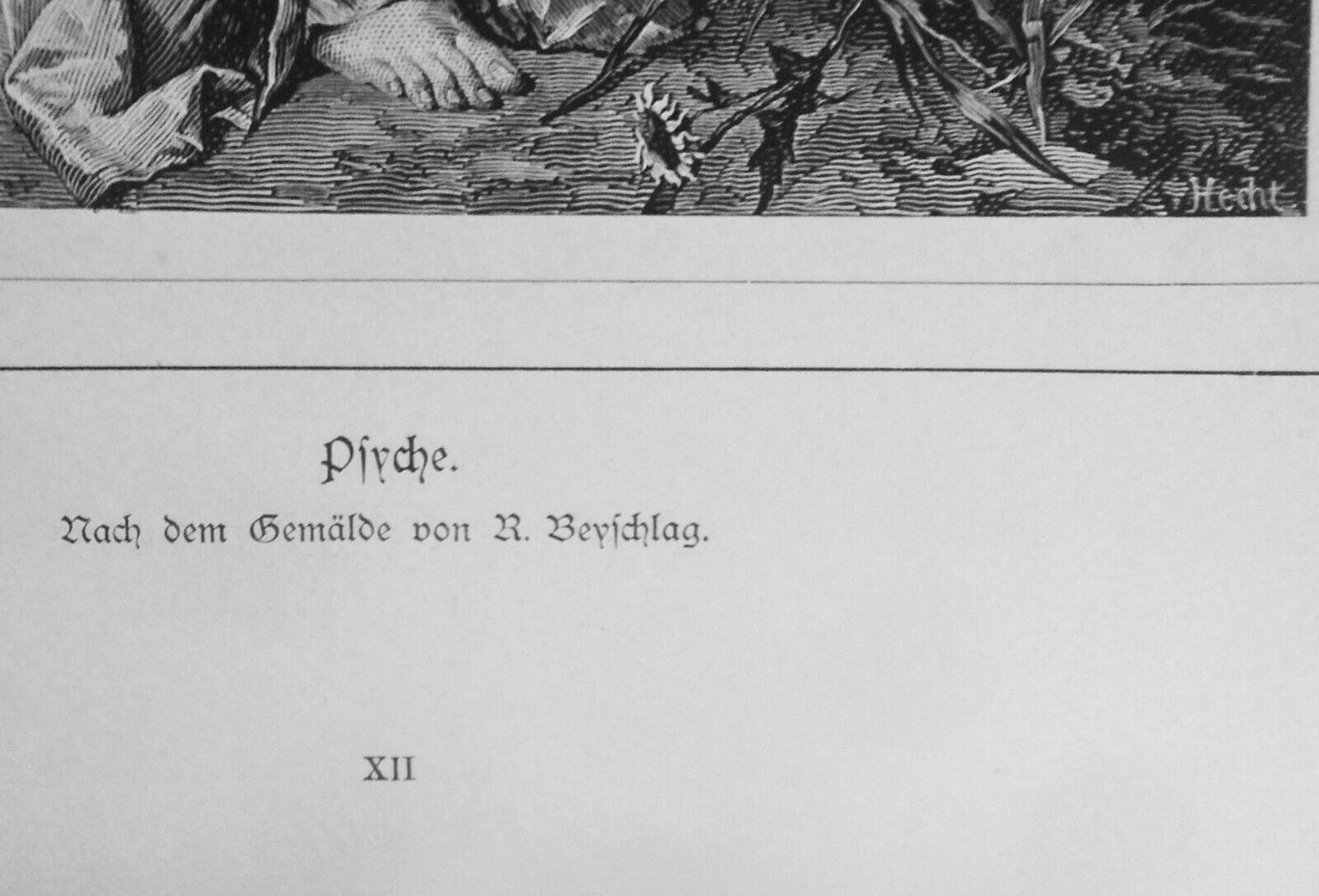 Psyche, by  R. Beyschlag -- 1882