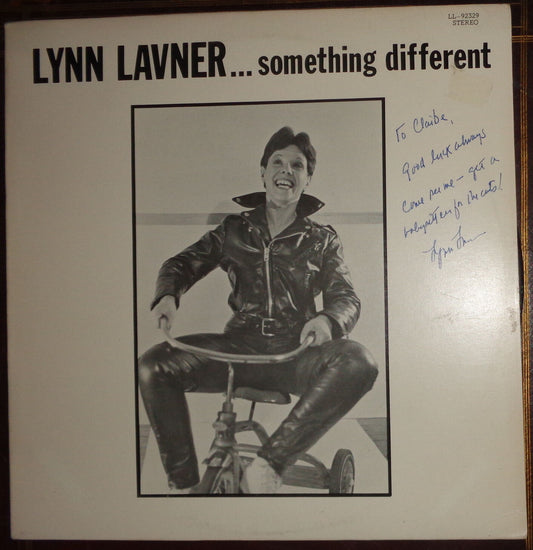 LYNN LAVNER - Something Different - LP -  Signed / Autographed LL-92329 1983